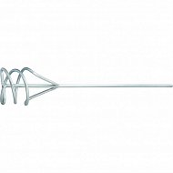 Миксер из оцинкованной стали, D 80 мм, L 450 мм, для красок и штукатурных смесей Сибртех Миксер из оцинкованной стали, D 80 мм, L 450 мм, для красок и штукатурных смесей Сибртех