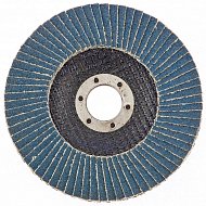Круг лепестковый торцевой КЛТ-1, ZK10X W (цирконий), зернистость 40Н(Р 40), 125 х 22,2 мм, "БАЗ" Россия Круг лепестковый торцевой КЛТ-1, ZK10X W (цирконий), зернистость 40Н(Р 40), 125 х 22,2 мм, "БАЗ" Россия