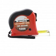 Рулетка Double fixation, 10 м х 25 мм, обрезиненный корпус, двойная плавная фиксация Matrix Рулетка Double fixation, 10 м х 25 мм, обрезиненный корпус, двойная плавная фиксация Matrix