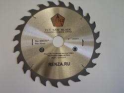 Пильный диск RenzA 235х30/20/16 - 24 зуба (т/спл.) Пильный диск RenzA 235х30/20/16 - 24 зуба (т/спл.)