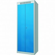 Шкаф металлический гардеробный ШМГ- 320, двустворчатая дверь, отсек для головного убора. Шкаф металлический гардеробный ШМГ- 320, двустворчатая дверь, отсек для головного убора.